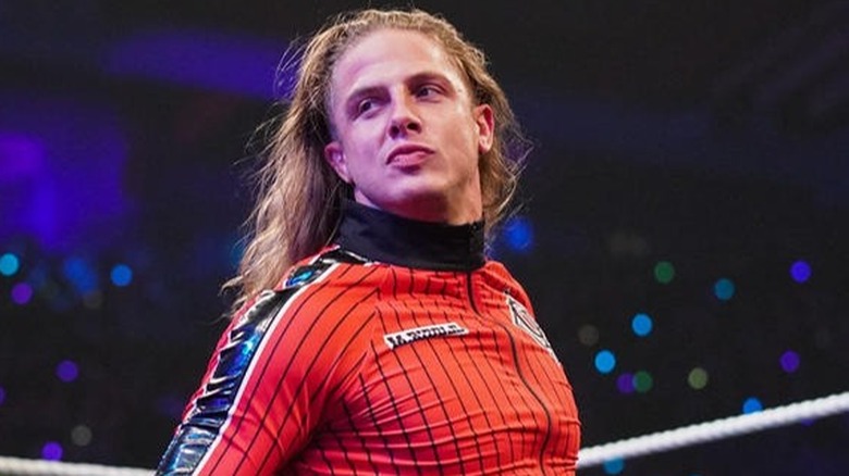 Matt Riddle posing in the ring 