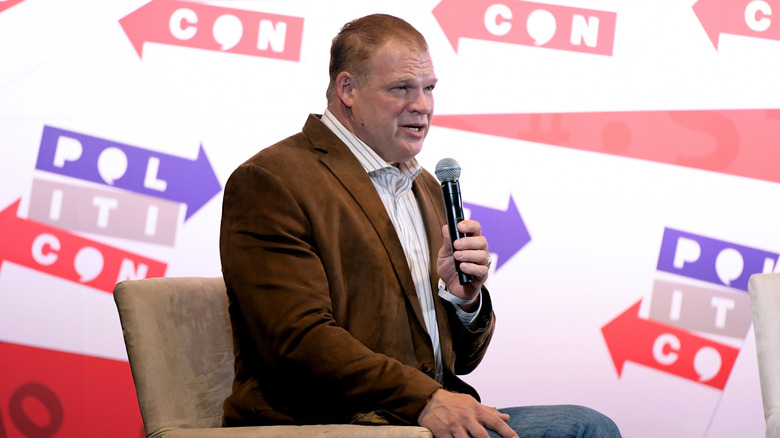 Glenn Jacobs speaks at a political convention