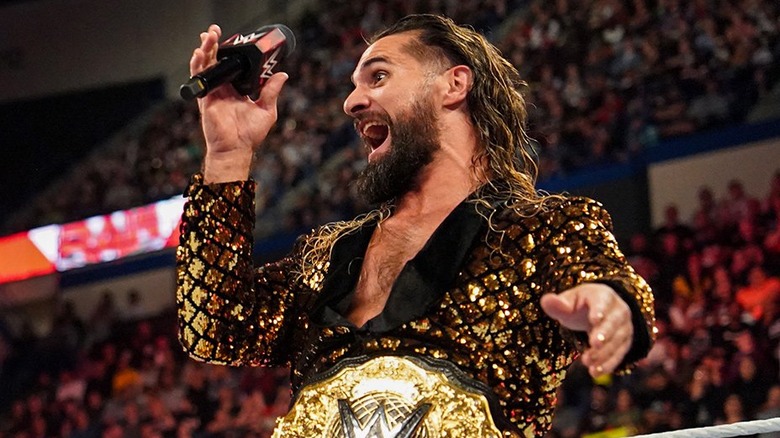 Seth Rollins laughing