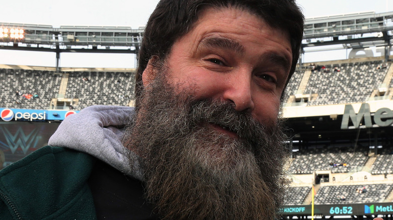 Mick Foley smiling