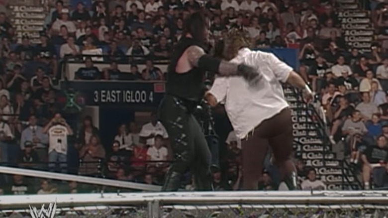 undertaker, foley, and hellish cell