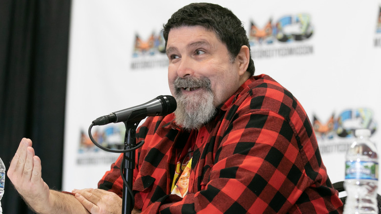 Mick Foley talking