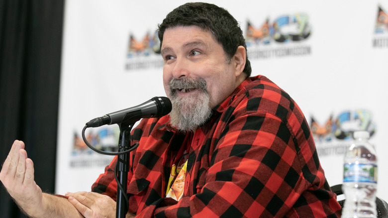 Mick Foley smiling