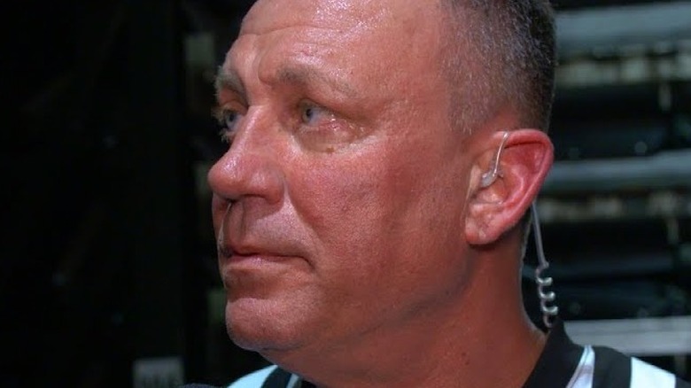 Mike Chioda being interviewed