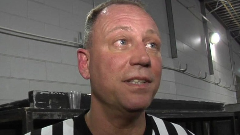 Mike Chioda looking away