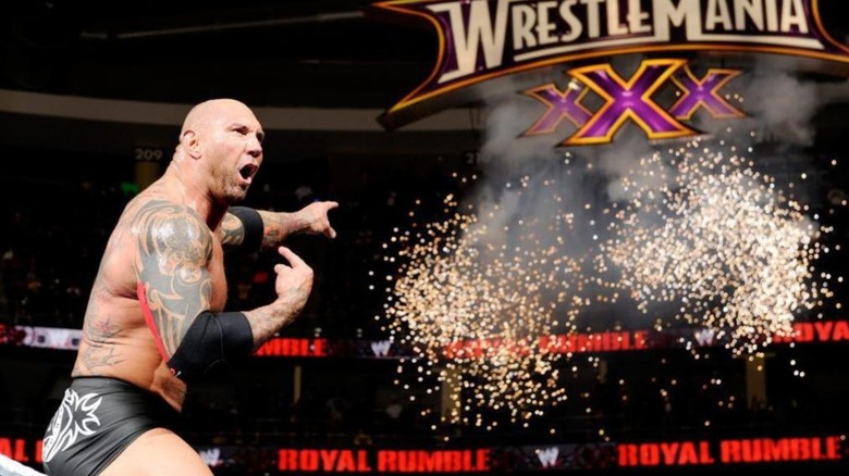 Batista at WWE Royal Rumble 2014