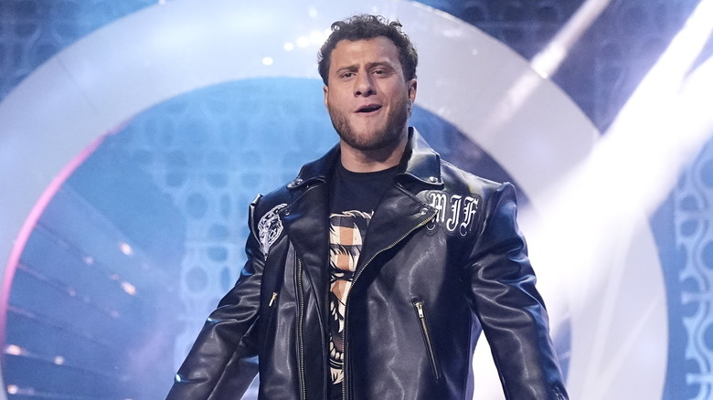 MJF walking to the ring