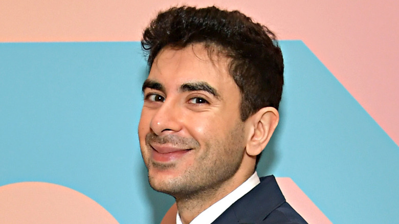 Tony Khan smiling