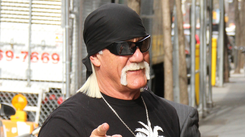 Hulk Hogan smiling