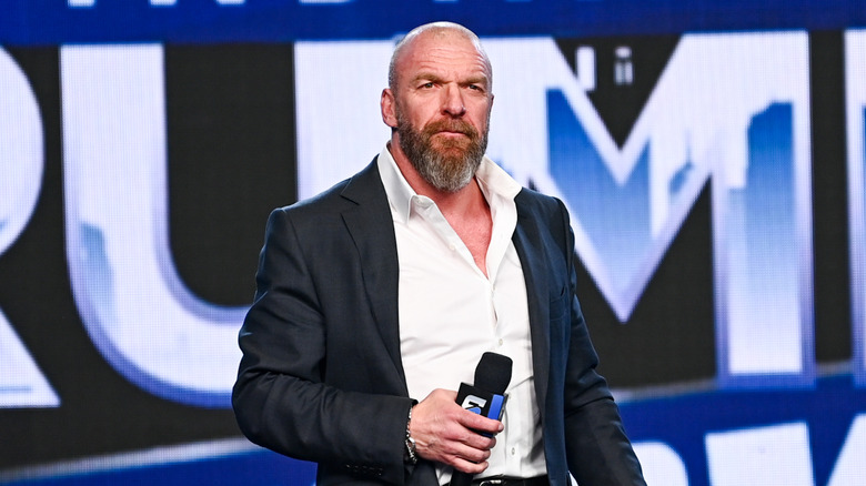 Triple H at Royal Rumble kickoff show