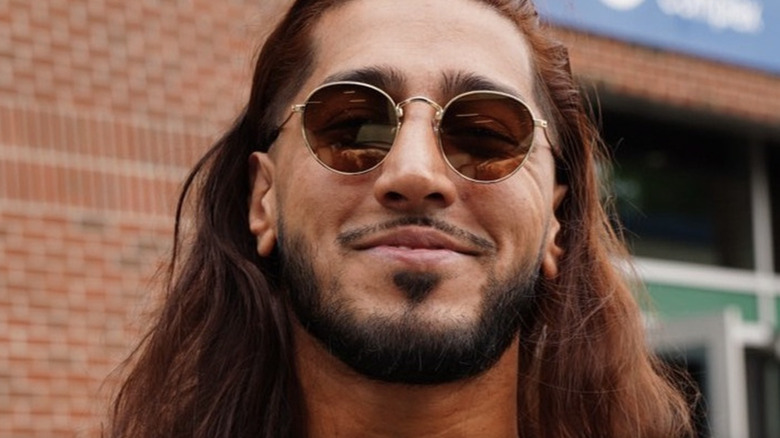 Mustafa Ali smiling