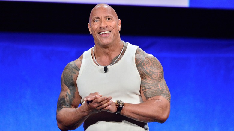 Dwayne "The Rock" Johnson smiling