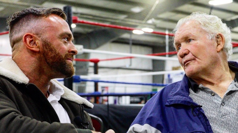 Nick Aldis and Harley Race