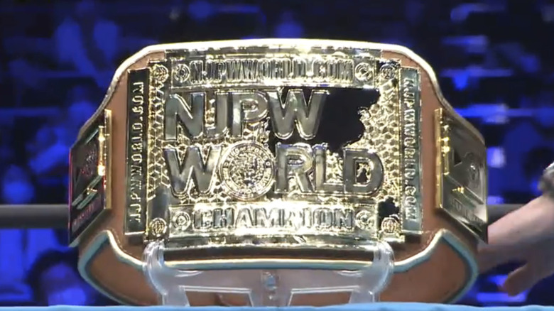 NJPWWorld Television Championship belt