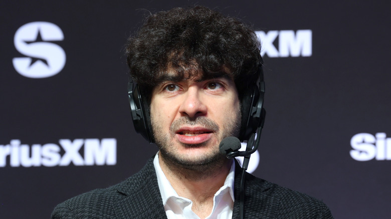 Tony Khan, still wearing that headset