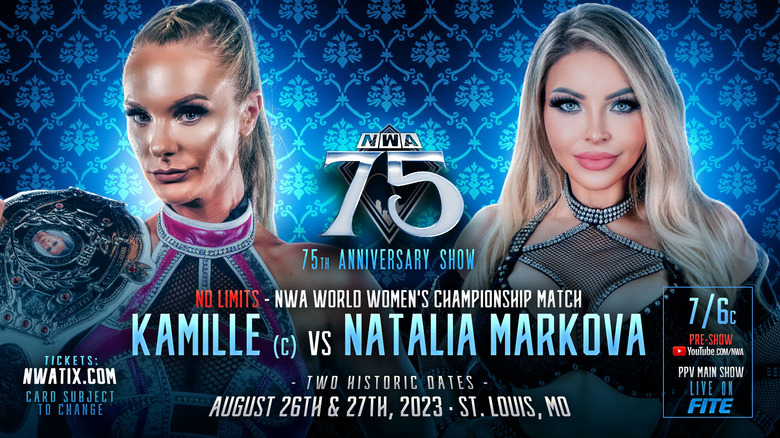 NWA 75 graphic women's title match