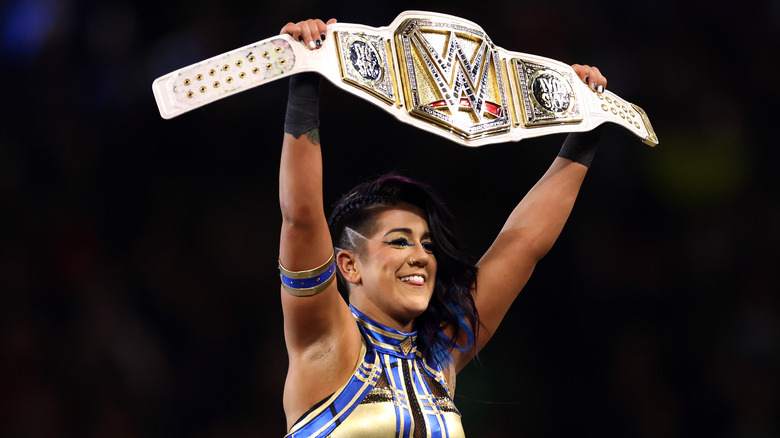 Bayley with WWE Women's Championship