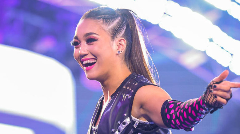 Roxanne Perez posing in the ring 