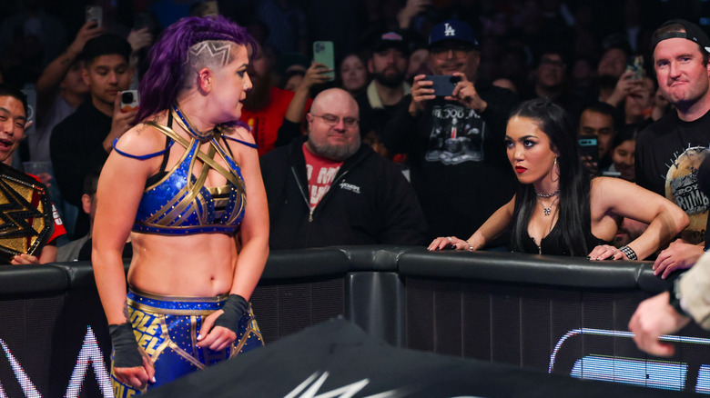 Roxanne Perez staring down Bayley