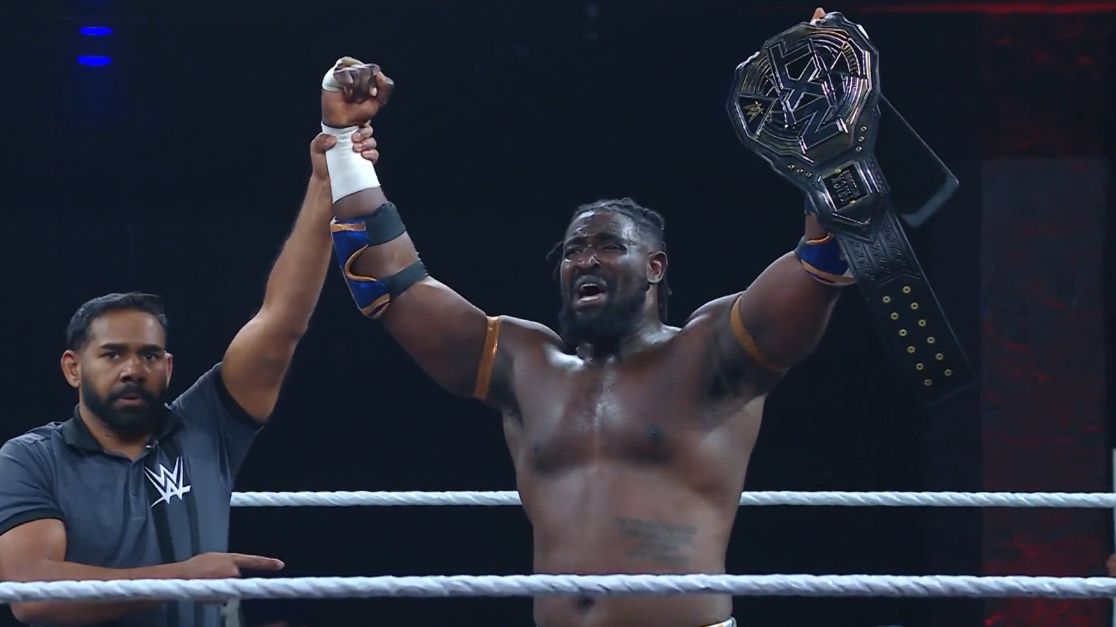 Oba Femi Claims WWE NXT Title At New Year's Evil