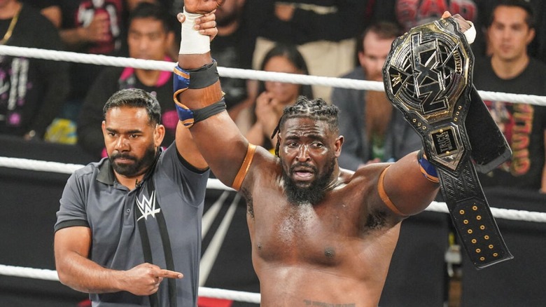 Oba Femi wins the NXT Championship