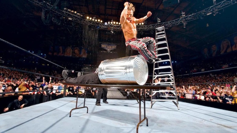 Vince McMahon and Shawn Michaels at WWE WrestleMania 22