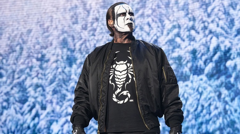 Sting looking away