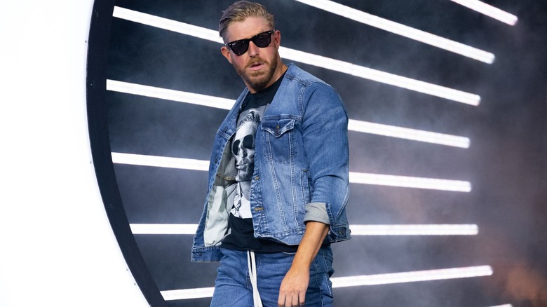 Orange Cassidy steps out to the ring on "AEW Dynamite."