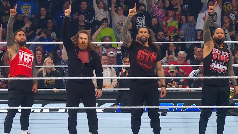 The Original Bloodline put their ones in the air on "WWE SmackDown."