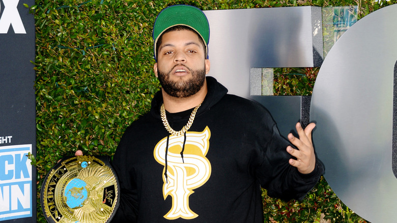 O'Shea Jackson attends the WWE 20th Anniversary Celebration. October, 2019