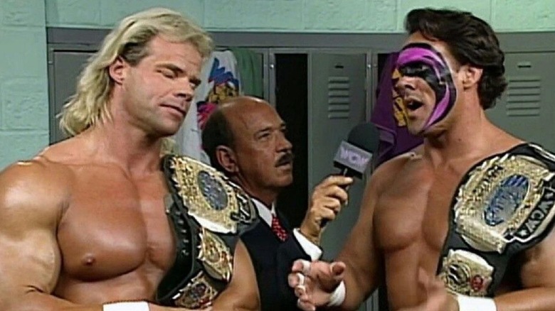 Lex Luger and Sting in WCW