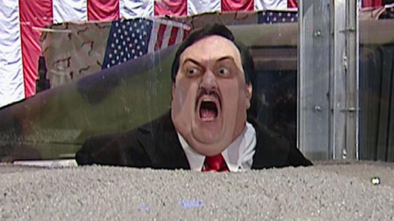 Paul Bearer in the "concrete crypt"