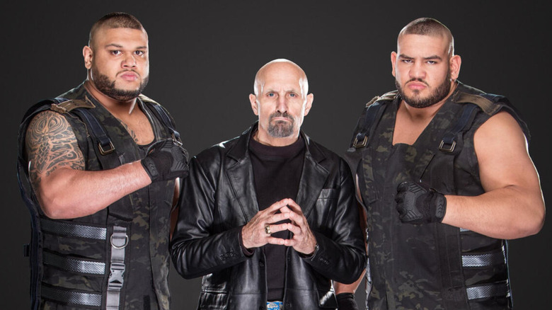 Paul Ellering and The Authors of Pain staring