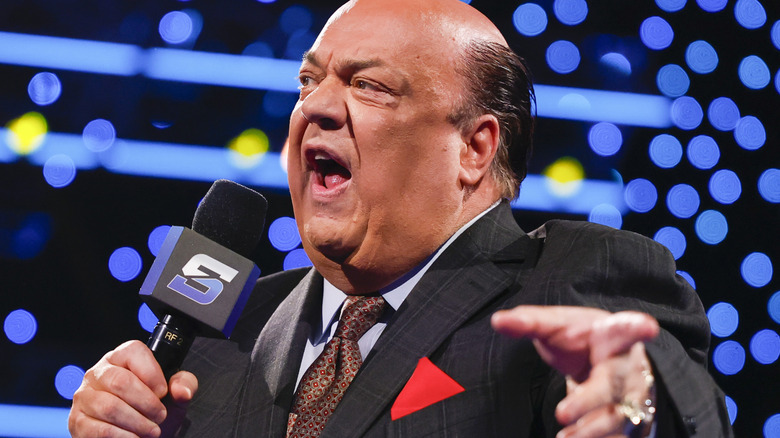 Paul Heyman speaking on smackdown