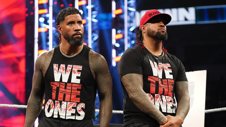 The Usos together in a WWE ring