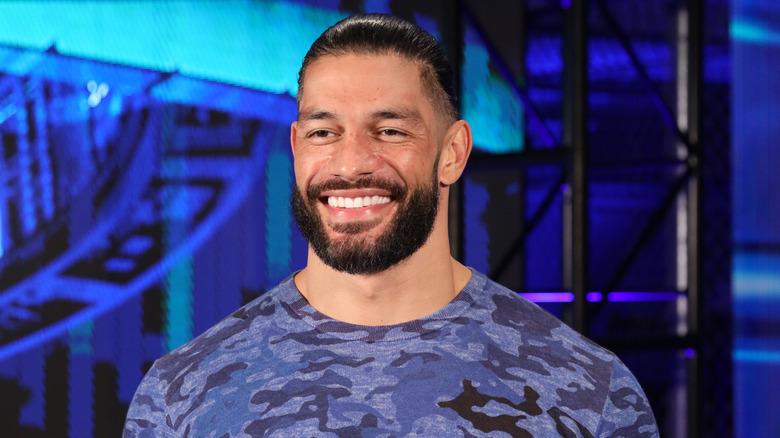 Roman Reigns smiling