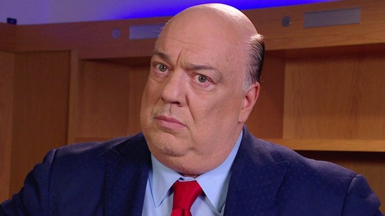 Paul Heyman making his ultimatum to Jey Uso on Raw