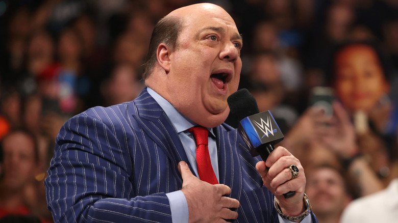 Paul Heyman on the mic