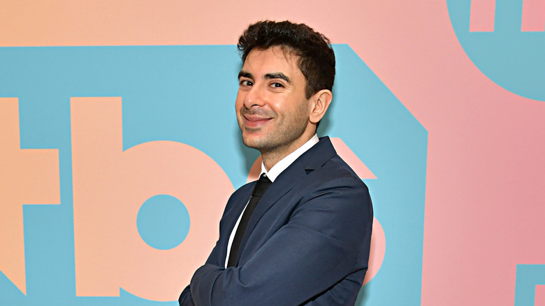 Tony Khan smiling