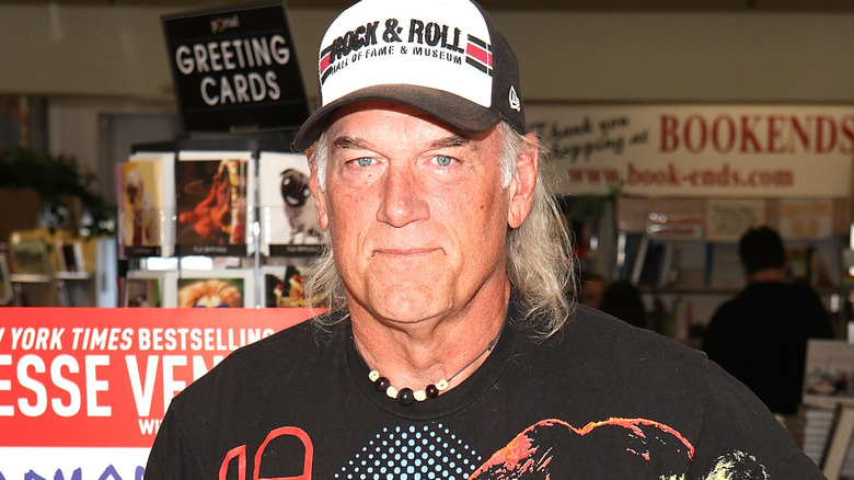 Jesse Ventura in a hat