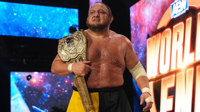 Samoa Joe's AEW World Championship may have a new look