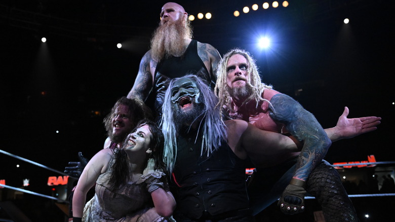 The Wyatt Sicks pose in-ring