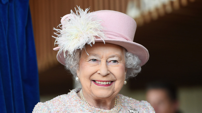 Queen Elizabeth II smiles