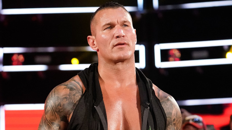 Randy Orton makes his entrance