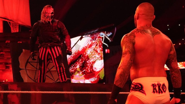 Randy Orton faces off against the "Fiend"