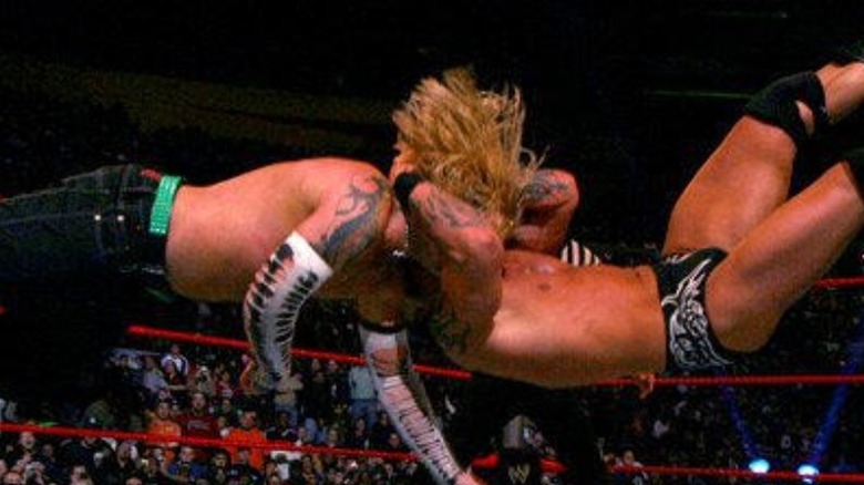 Randy Orton RKOs Jeff Hardy 