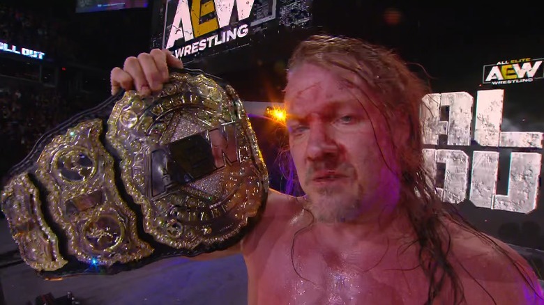 Chris Jericho AEW title belt