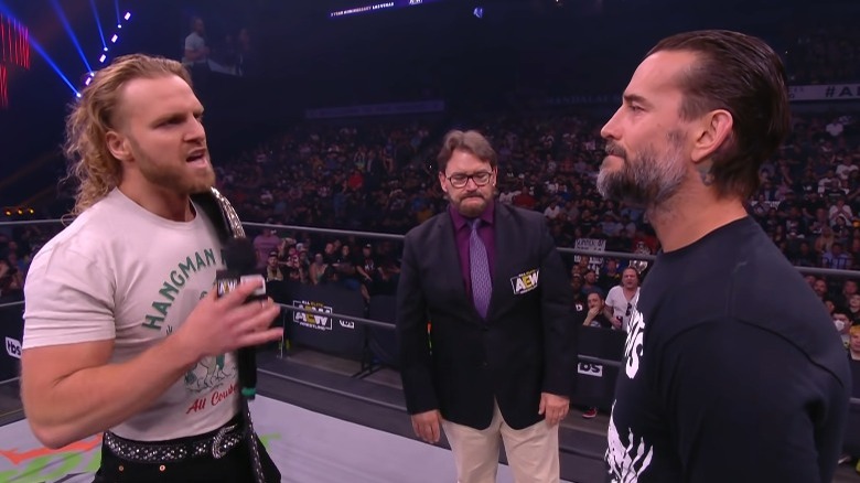 Adam Page CM Punk standoff