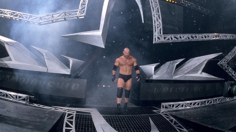 Goldberg During His WCW Entrance