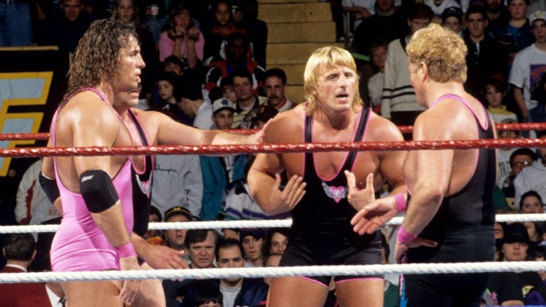 Owen Hart with Bret Hart